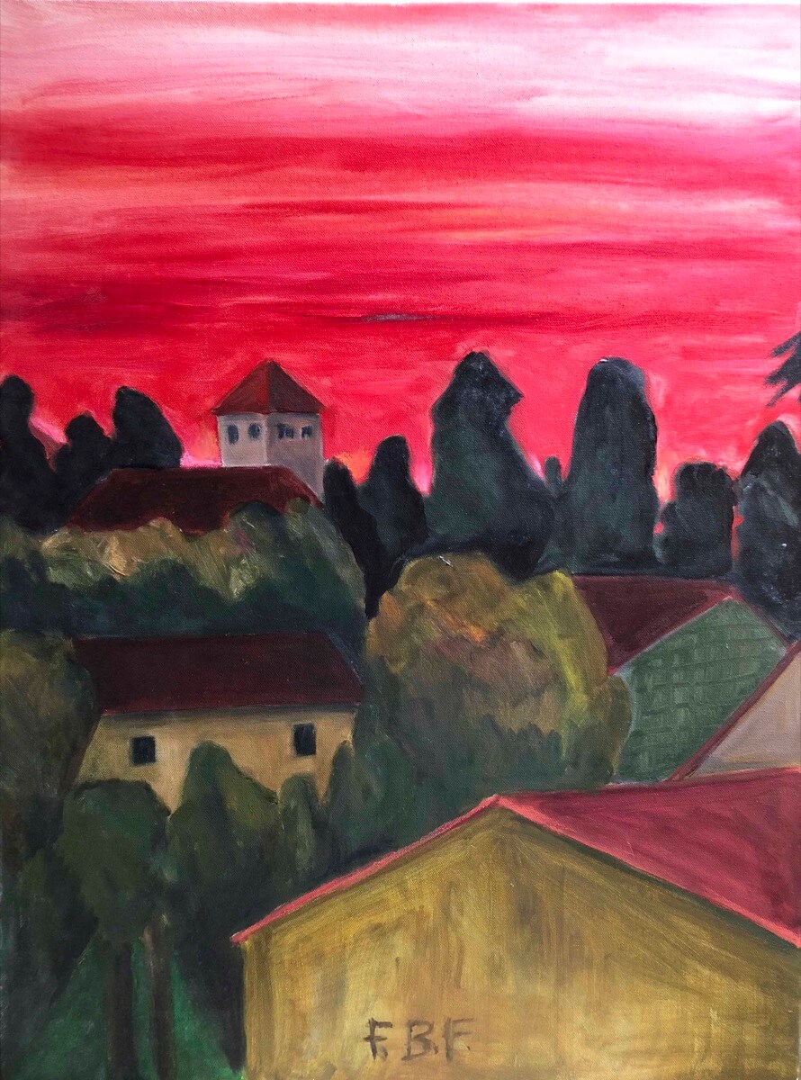 Tramonto rosso